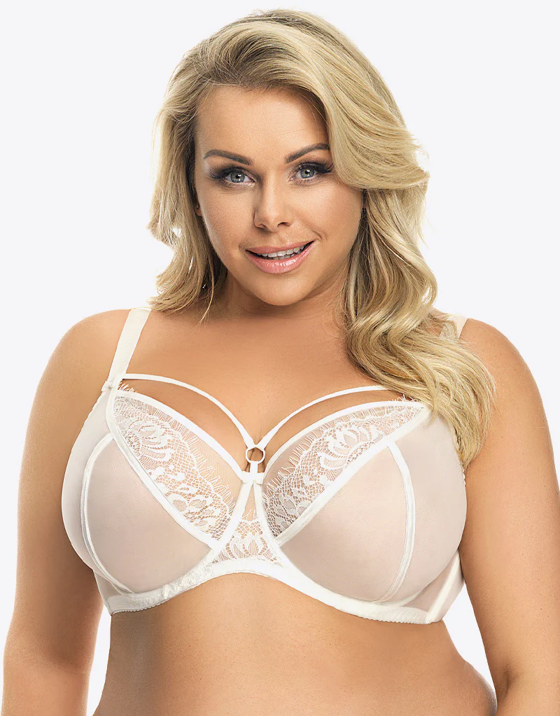 Gorsenia Paradise Balconette Bra Cream - Image 3