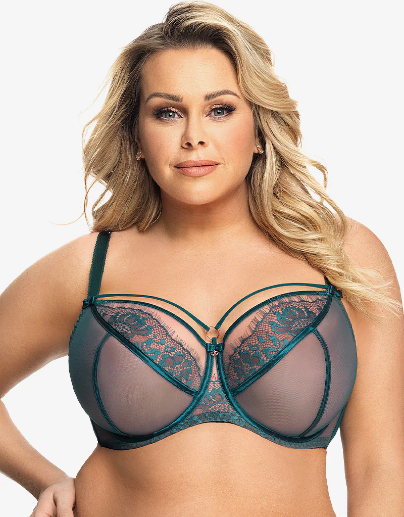 Gorsenia Paradise Balconette Bra Green - Image 3
