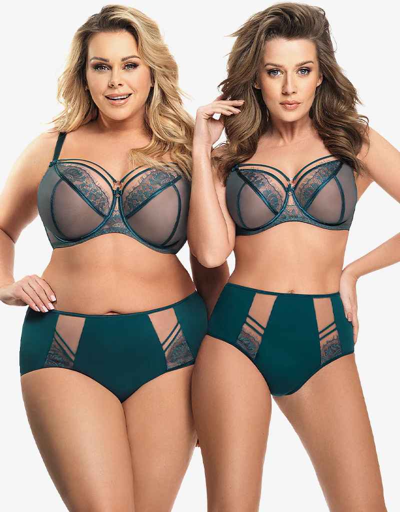 Gorsenia Paradise Balconette Bra Green - Image 7