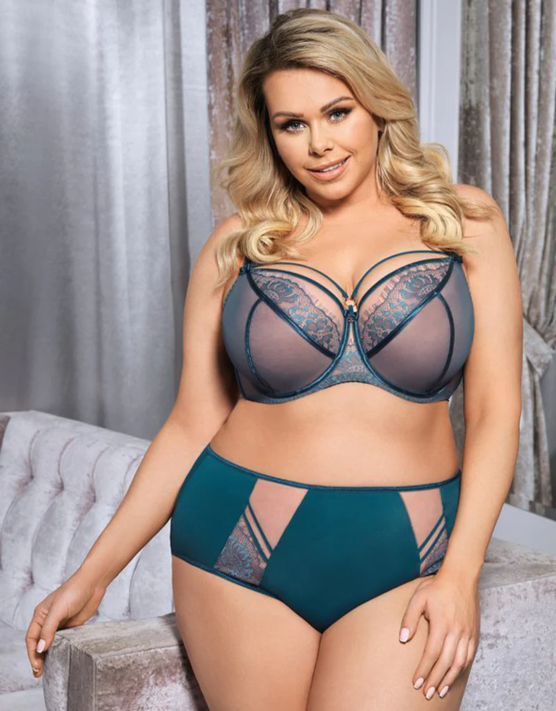 Gorsenia Paradise Balconette Bra Green - Image 8