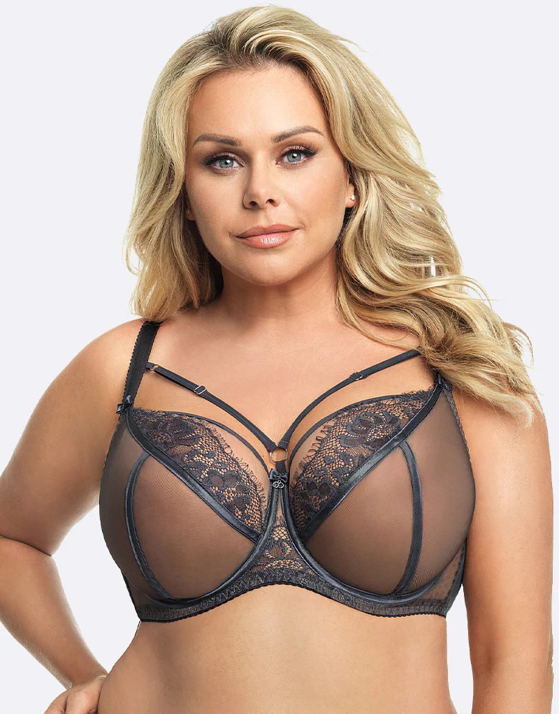 Gorsenia Paradise Balconette Bra Grey - Image 3