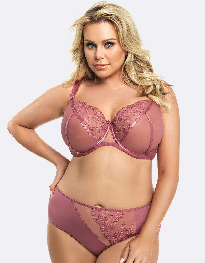 Gorsenia Porto Balconette Bra Pink