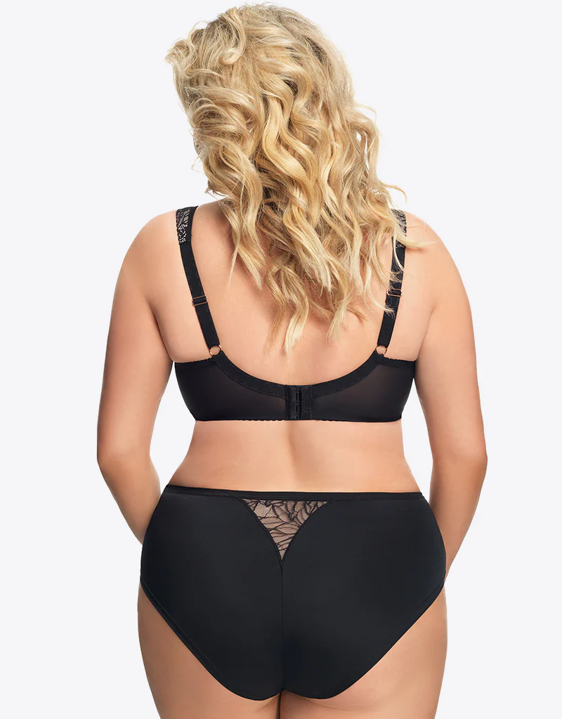 Gorsenia Venezia Balconette Bra Black - Image 5