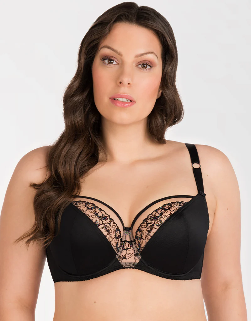 Gorsenia Zoya Balconette Bra Black - Image 3