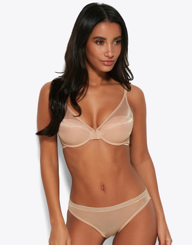 Gossard Glossies Brief Latte - Image 3