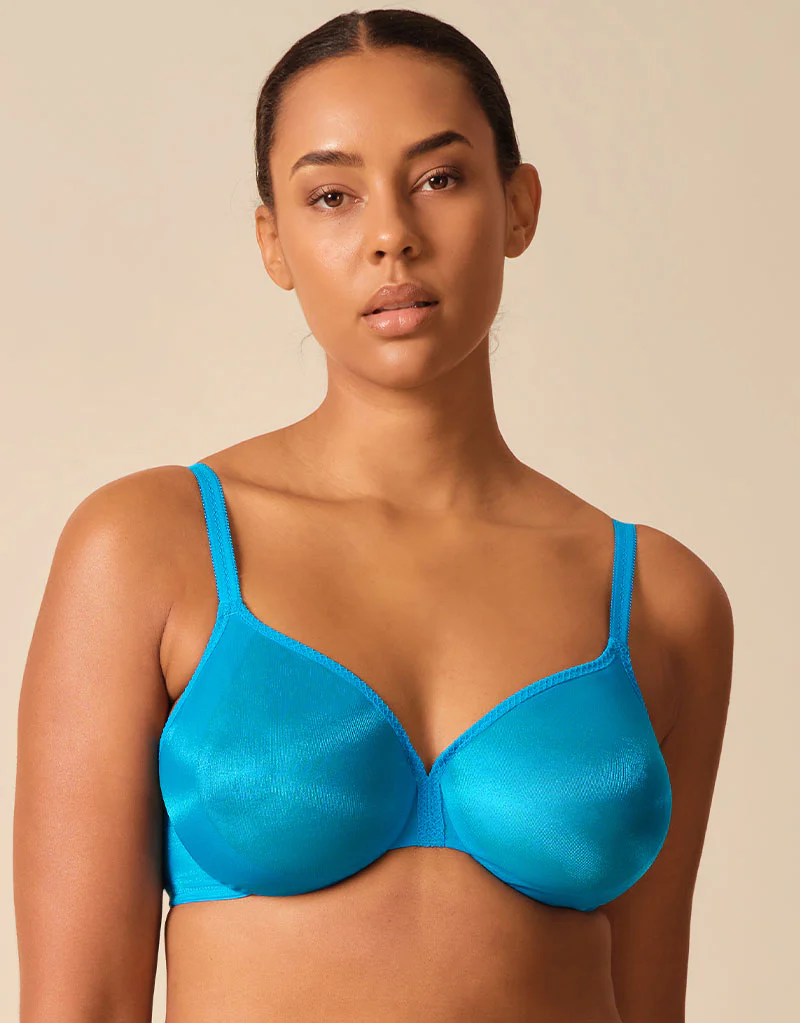 Gossard Glossies Sheer Bra Atomic Blue - Image 4