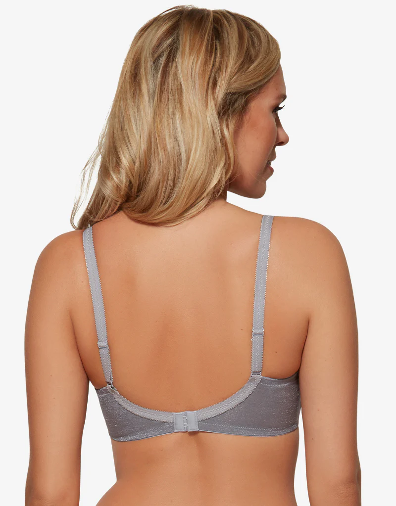 Gossard Glossies Sheer Bra Silver - Image 5