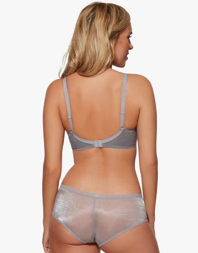 Gossard Glossies Sheer Bra Silver - Image 6