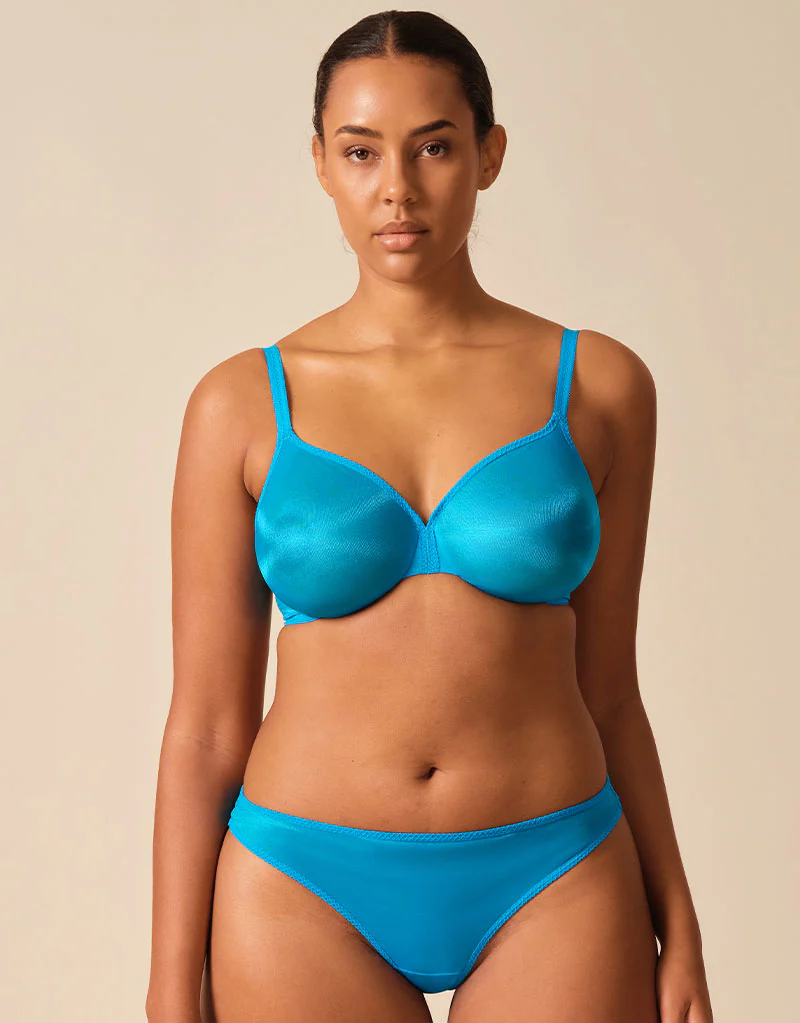 Gossard Glossies Thong Atomic Blue - Image 3