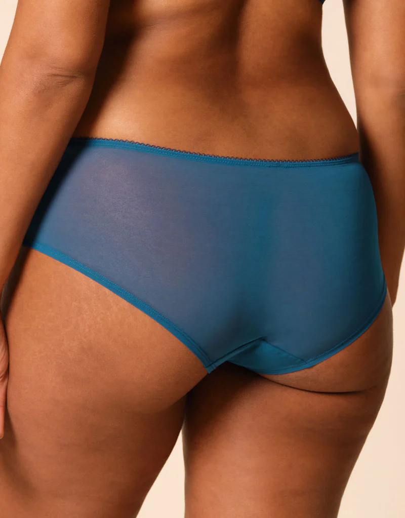 Gossard Superboost Lace Short Deep Teal Blue - Image 3