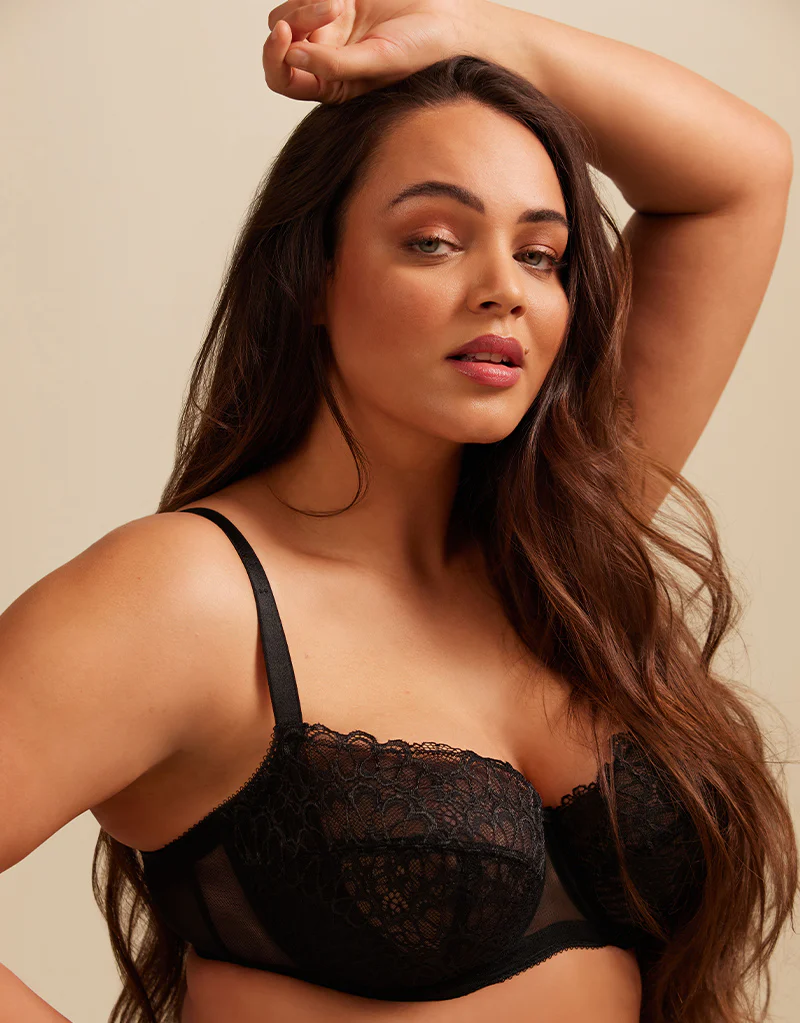 Gossard Swirl Non Padded Balcony Bra Black - Image 7