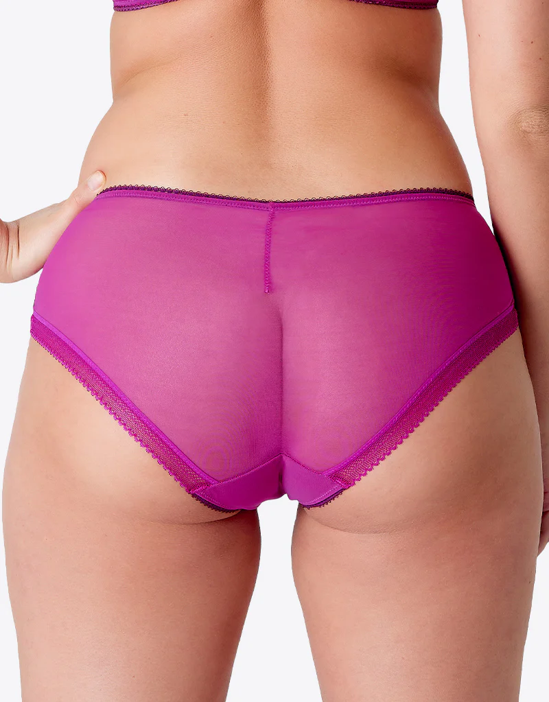 Gossard Swirl Short Raspberry - Image 2