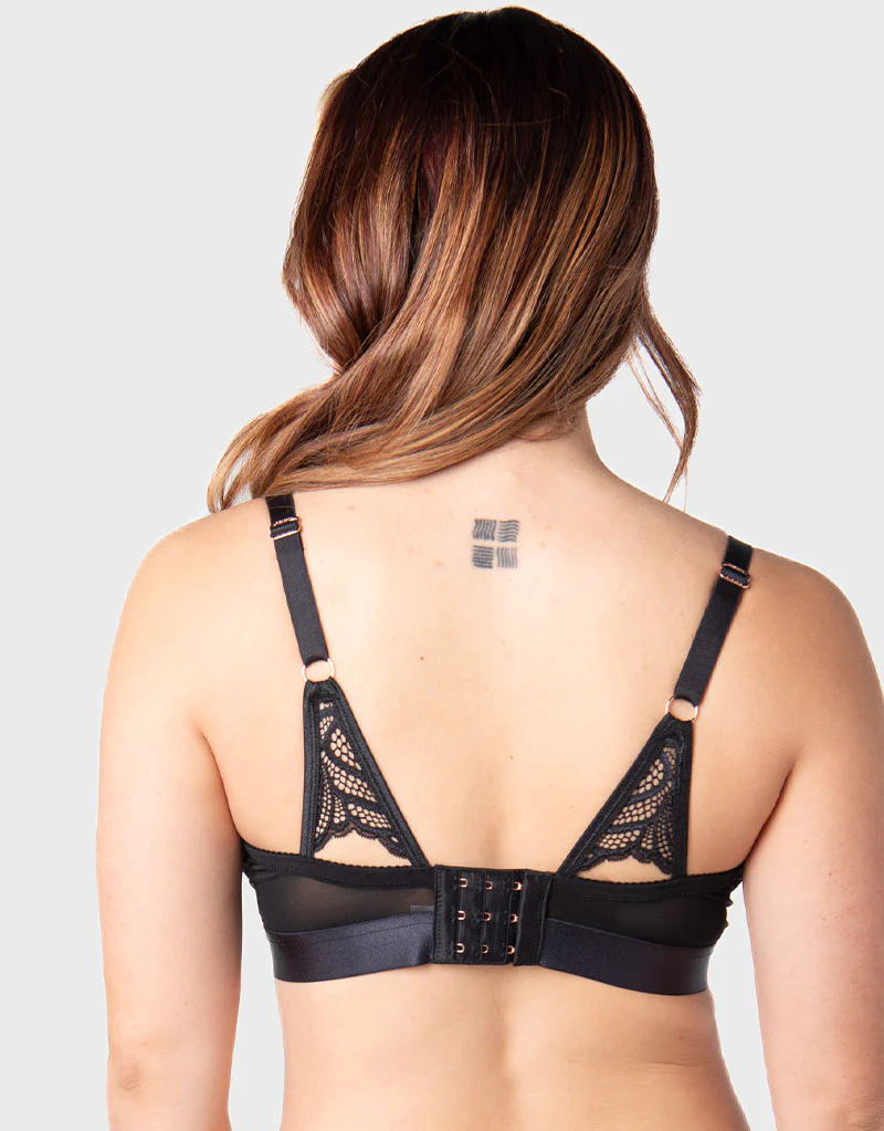 Hot Milk Warrior 2.0 Non Wired Nursing Bra Black - Image 6