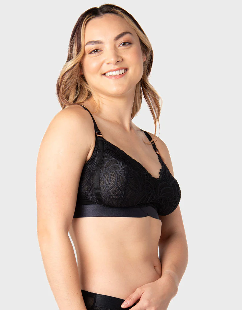 Hot Milk Warrior 2.0 Non Wired Nursing Bra Black - Image 7