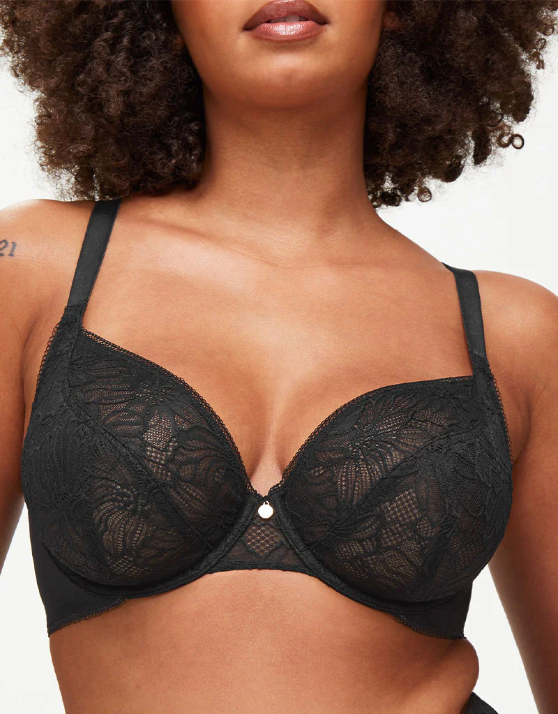 KBX Alice Non Padded Plunge Bra Black - Image 3