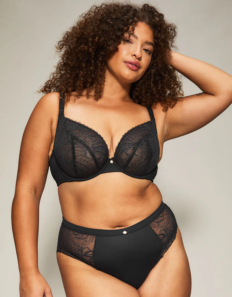 KBX Louisa Plunge Bra Black