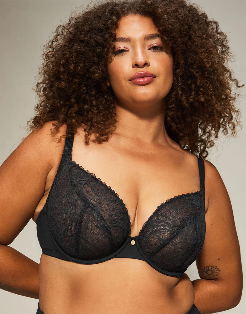 KBX Louisa Plunge Bra Black - Image 3