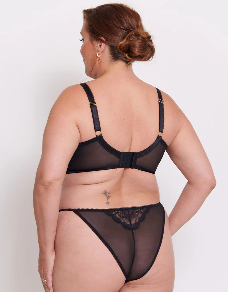 Liaison Lisbon Padded Plunge Bra Black - Image 6
