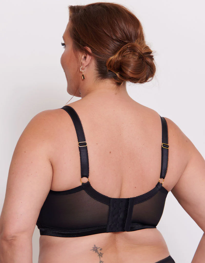 Liaison Vienna Padded Longline Balcony Bra Black - Image 5