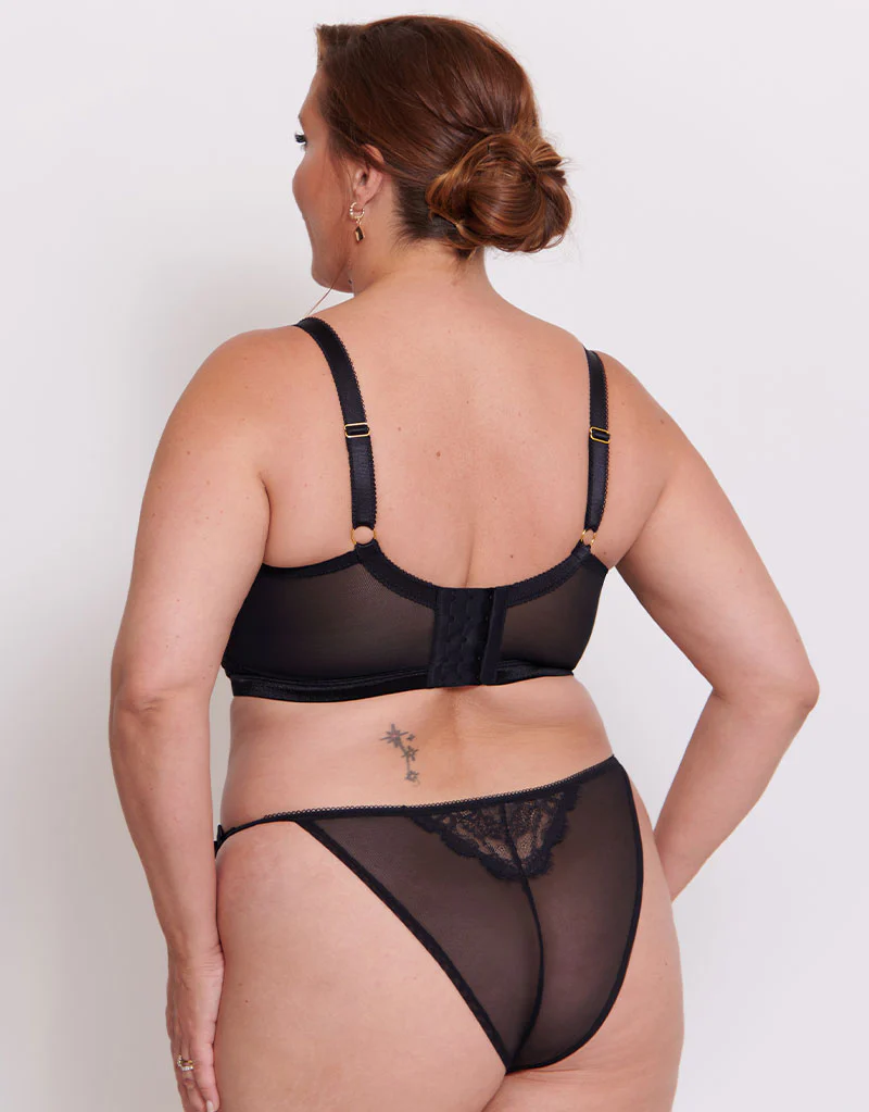 Liaison Vienna Padded Longline Balcony Bra Black - Image 6