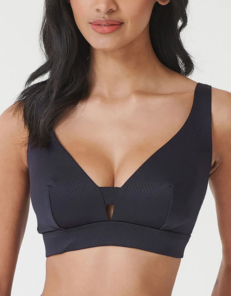 Miss Mandalay Christina Non Wired Bikini Top Black - Image 3