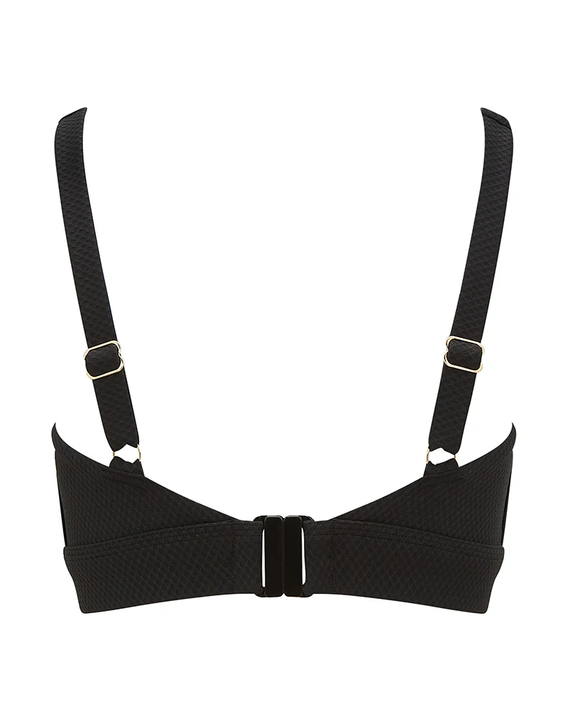 Miss Mandalay Christina Non Wired Bikini Top Black - Image 5