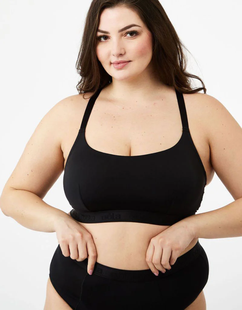 Oola Hidden Wire Bralette Black - Image 7