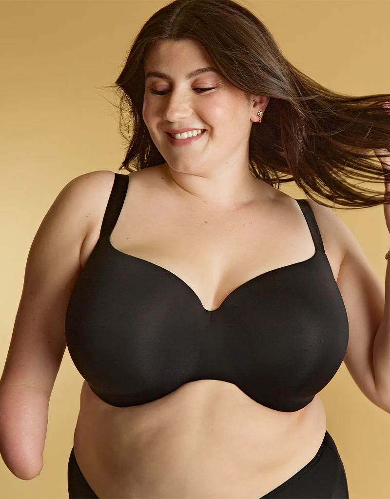 Panache 365 Moulded T-Shirt Bra Black - Image 8