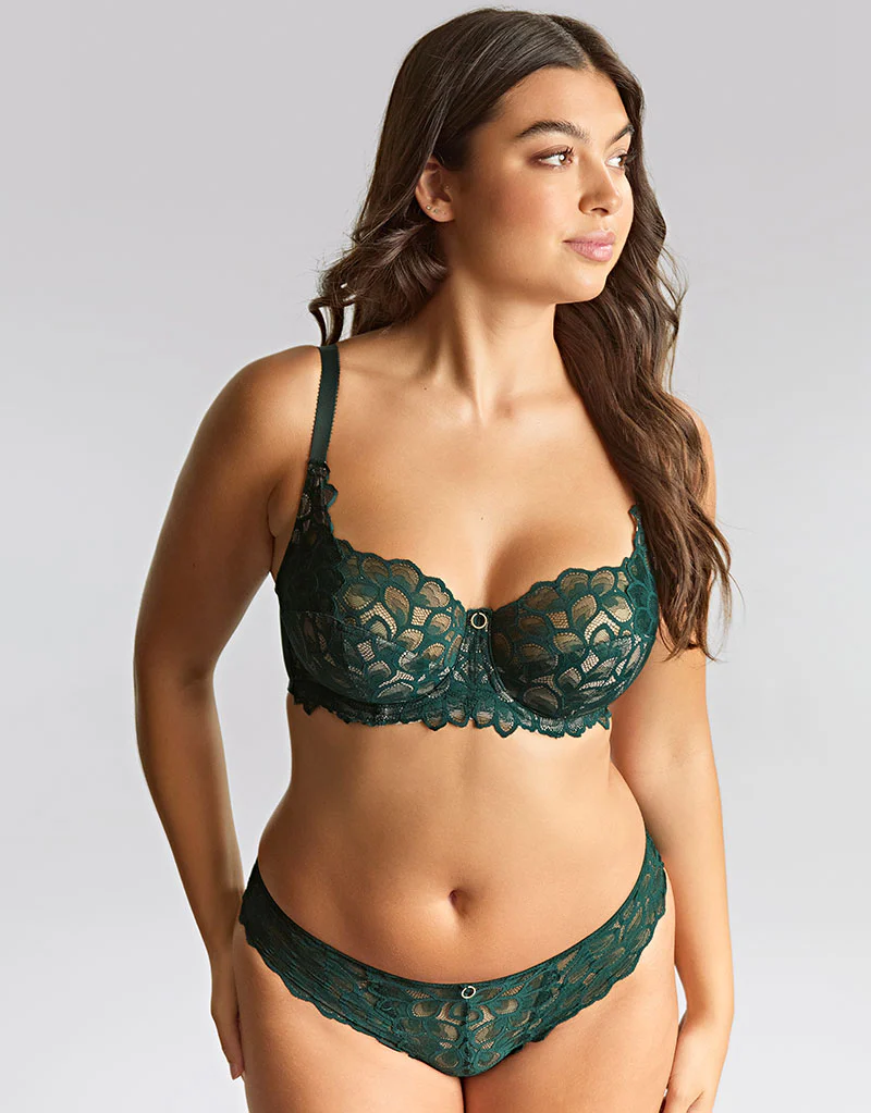 Panache Allure Brazilian Brief Forest Green - Image 3