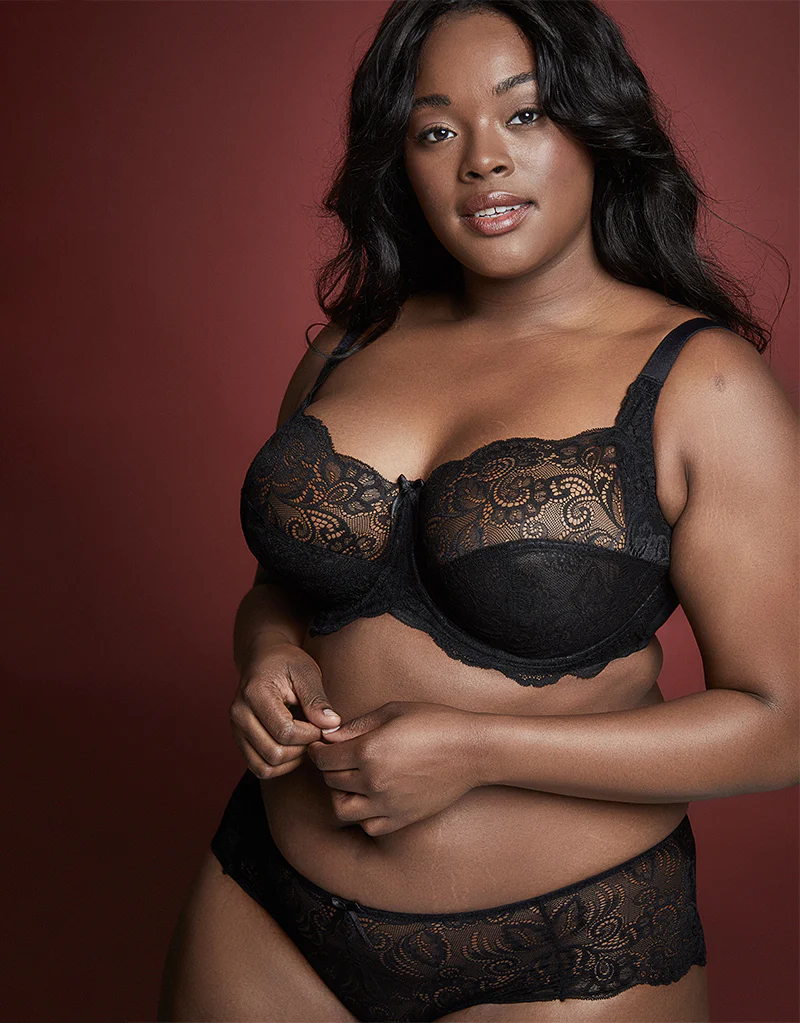 Panache Andorra Full Cup Bra Black - Image 7