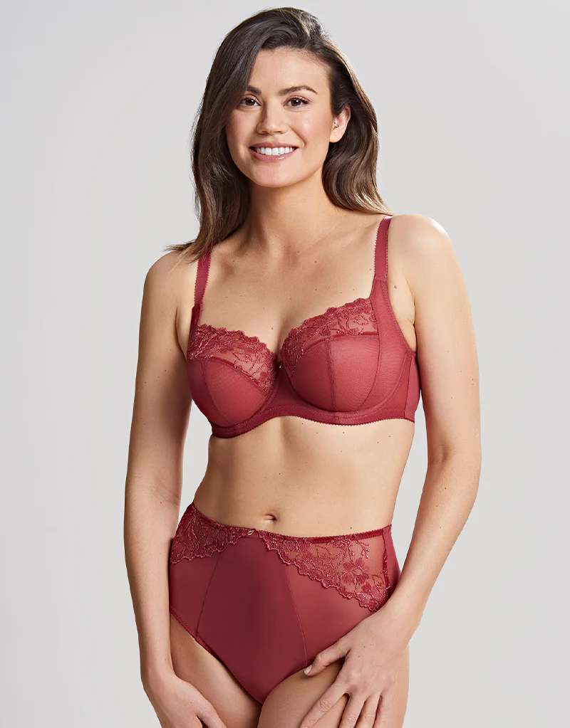 Panache Emilia Deep Brief Mineral Red - Image 3