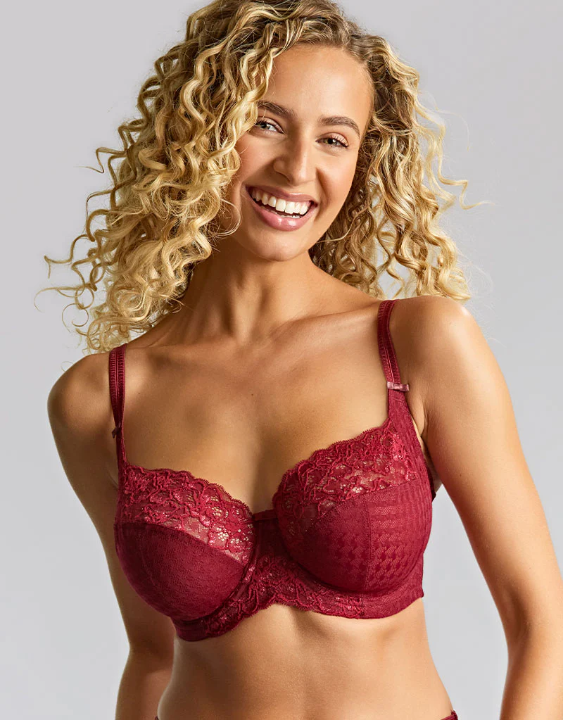 Panache Envy Full Cup Bra Sparkling Cherry Red - Image 3