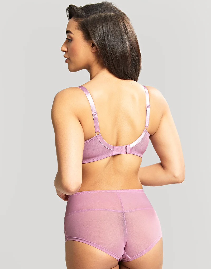Panache Imogen High Waist Brief Mauve Pink - Image 4