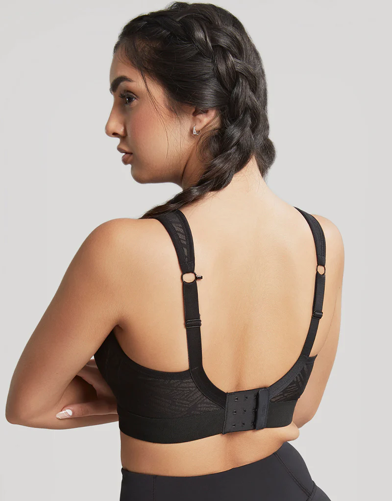 Panache Non Wired Sports Bra Black/Latte - Image 7