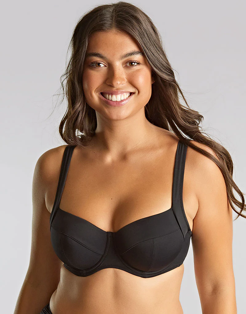 Panache Signature Olivia Full Cup Bikini Top Black - Image 3
