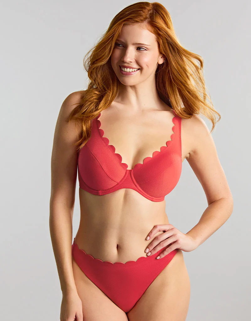 Panache Spirit Classic Bikini Brief Red - Image 3