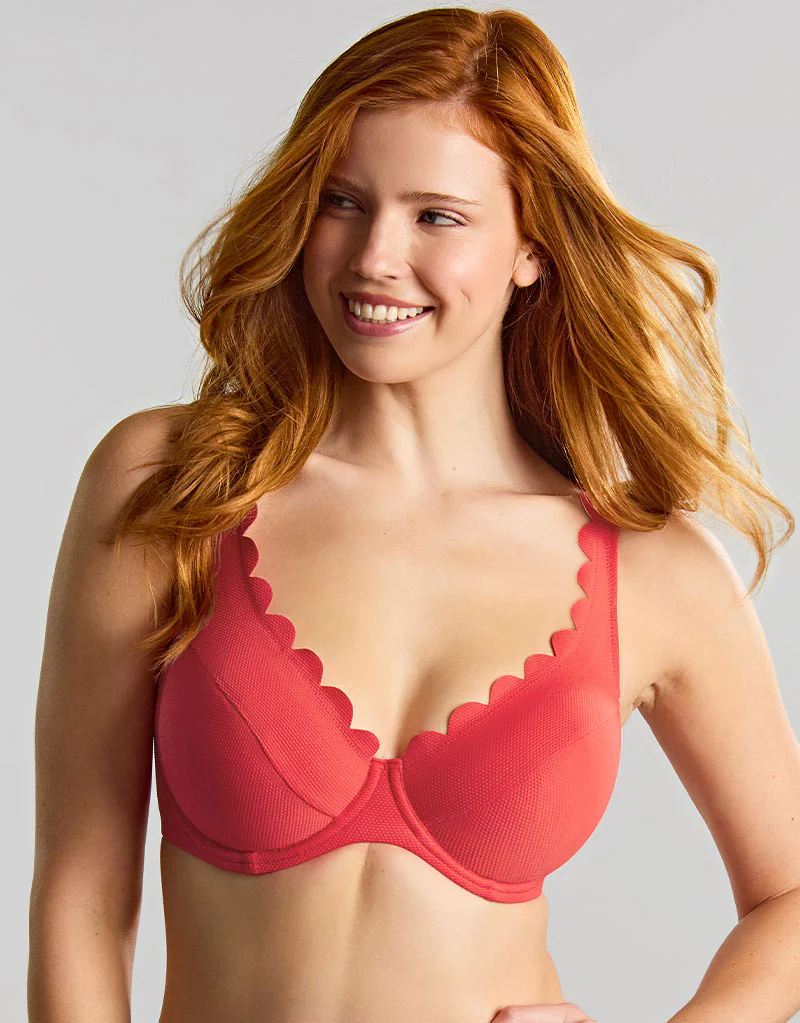 Panache Spirit Lauren Plunge Bikini Top Red - Image 2