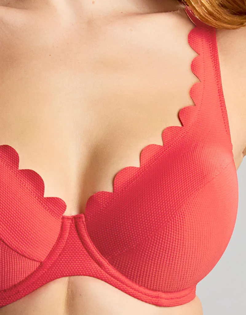 Panache Spirit Lauren Plunge Bikini Top Red - Image 3