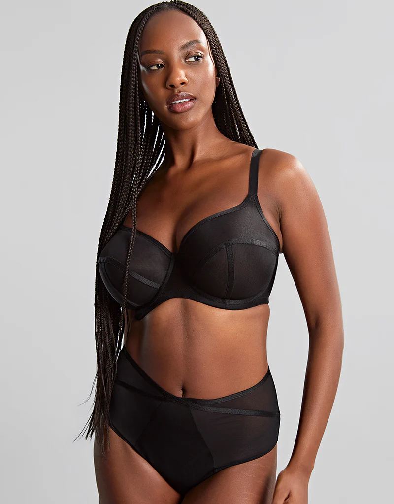 Panache Tango Essence Balconette Bra Obsidian Black