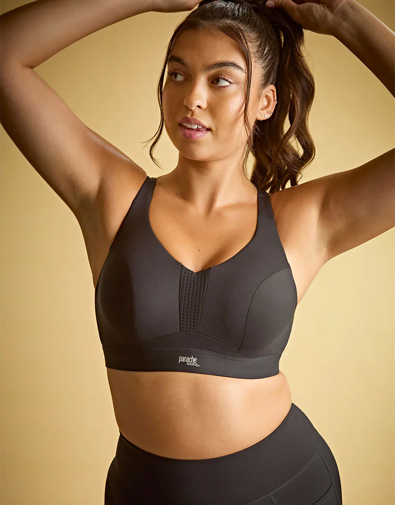 Panache Endurance Non Padded Sports Bra Black - Image 7