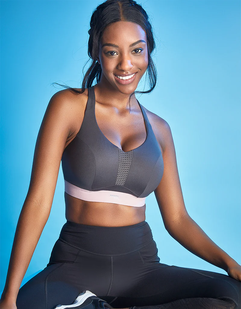 Panache Ultra Perform Non Padded Sports Bra Charcoal - Image 8