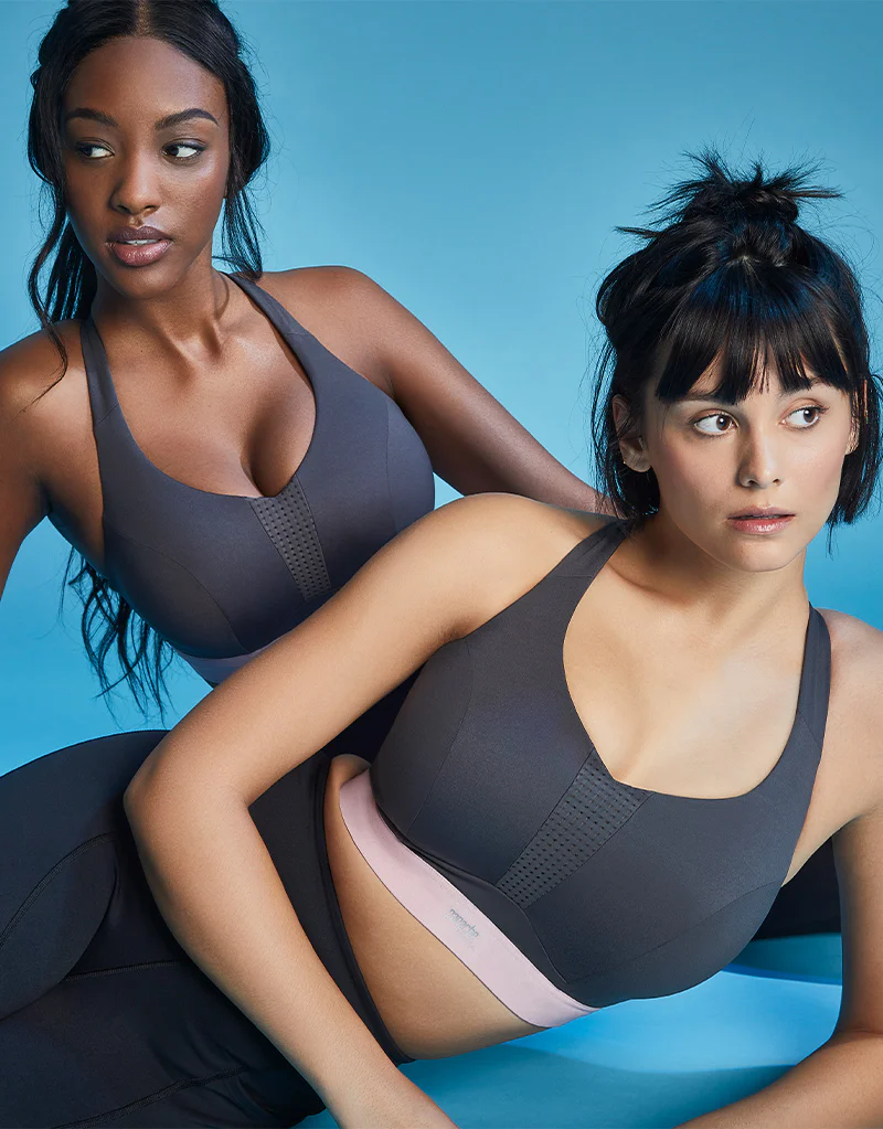 Panache Ultra Perform Non Padded Sports Bra Charcoal - Image 9