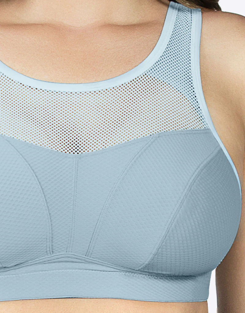 Parfait Active Wireless Sports Bra Granite Blue - Image 4
