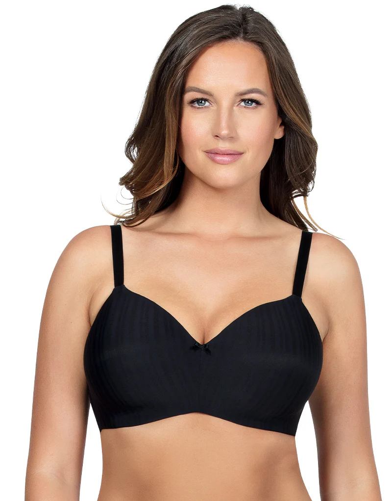 Parfait Aline Non Wired Padded Balconette Bra Black - Image 3