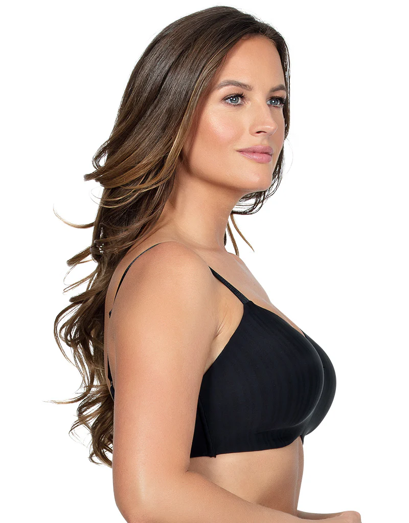 Parfait Aline Non Wired Padded Balconette Bra Black - Image 5