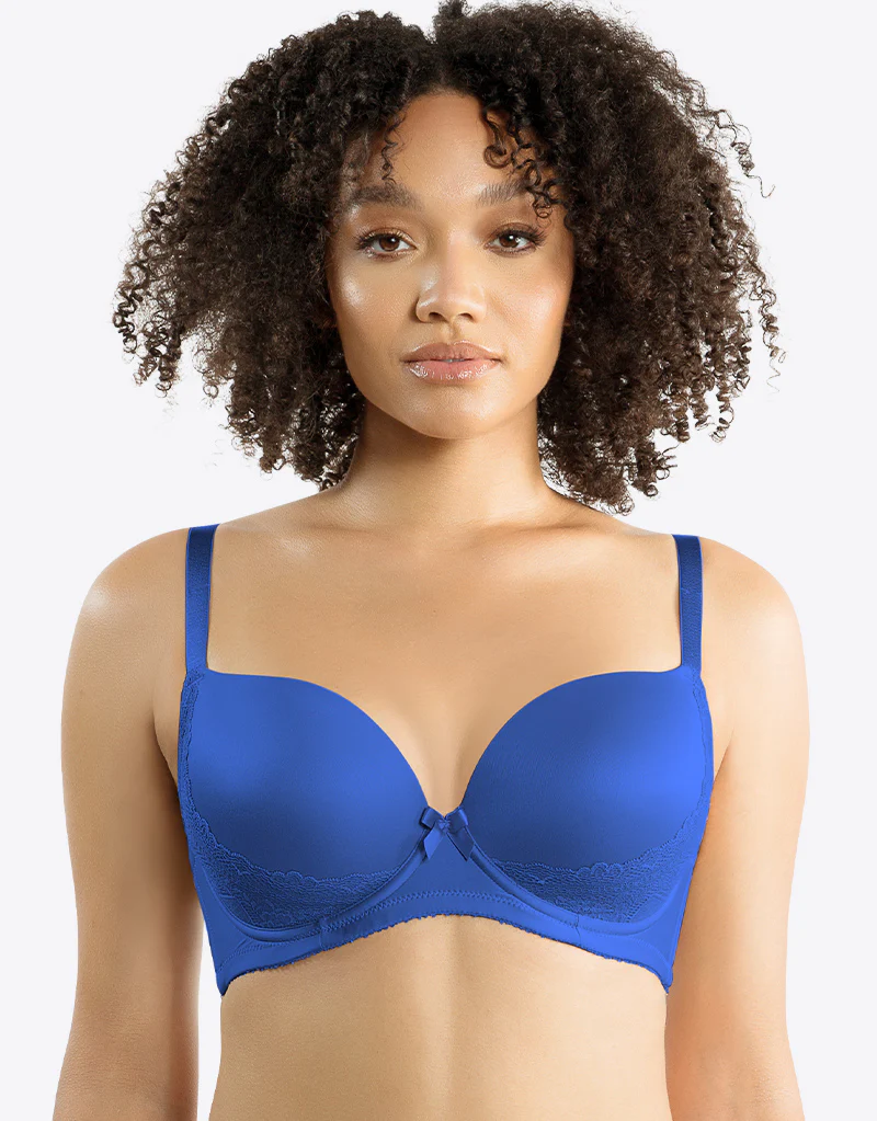 Parfait Casey Plunge T-Shirt Bra Nautical Blue - Image 3