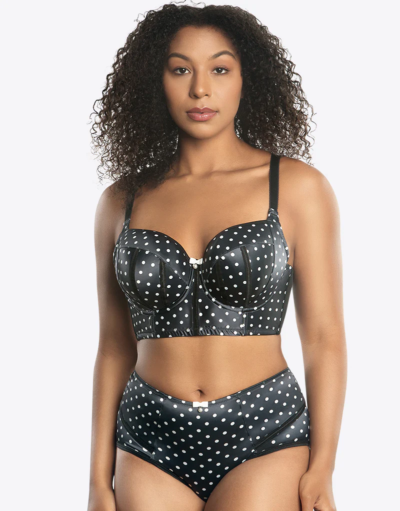 Parfait Charlotte High Waist Brief Black Dot - Image 3