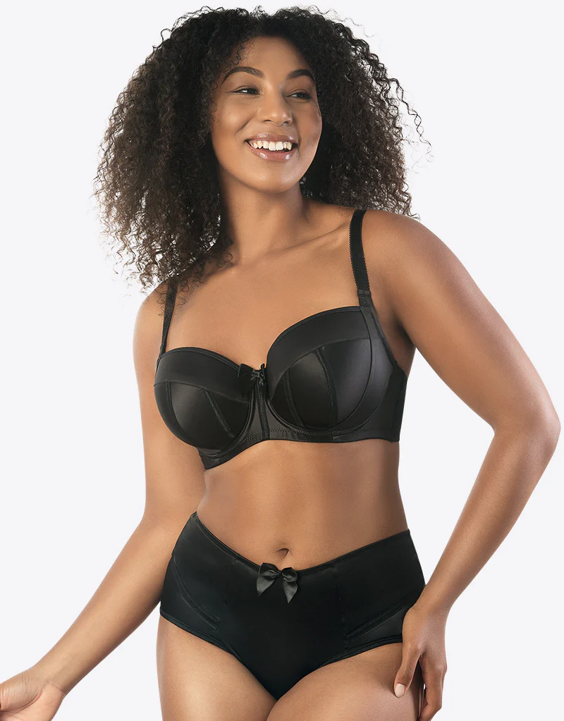 Parfait Charlotte Padded Balconette Bra Black - Image 10