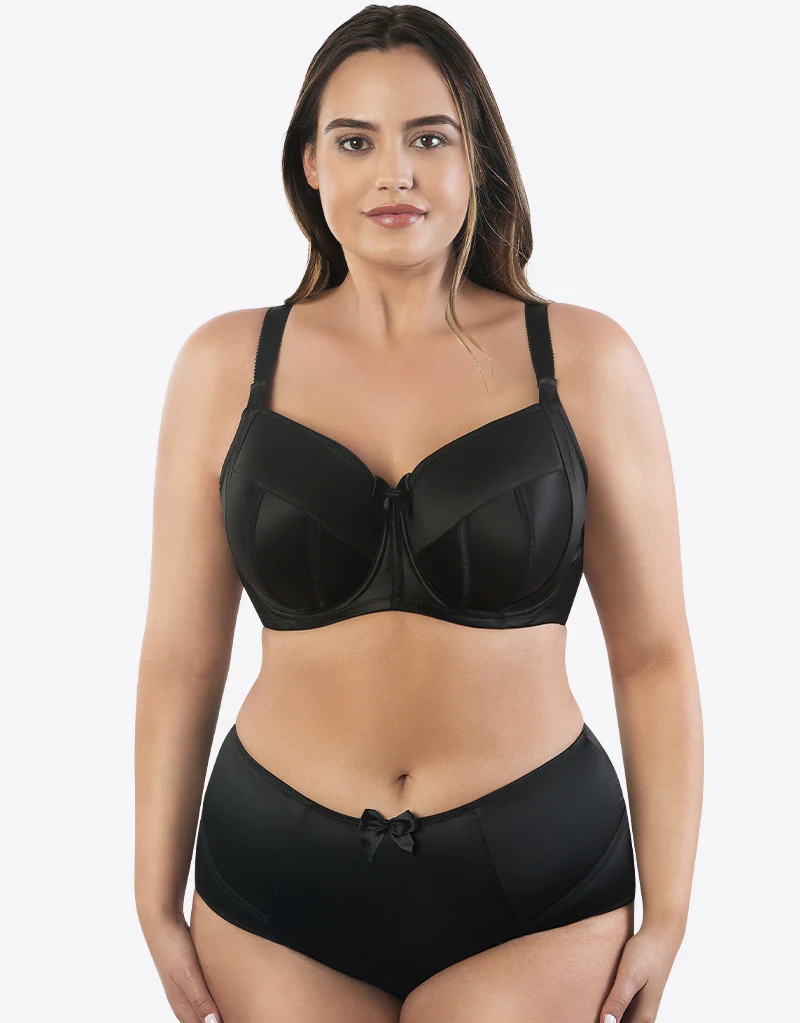 Parfait Charlotte Padded Balconette Bra Black - Image 8