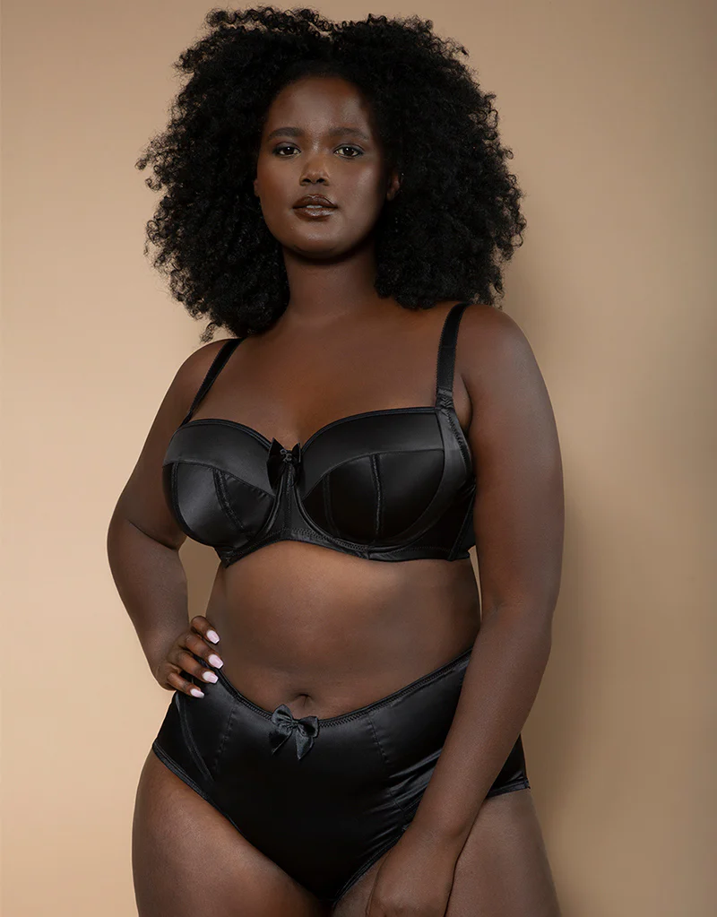Parfait Charlotte Padded Balconette Bra Black - Image 9